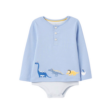 Load image into Gallery viewer, Joules Dinosaur Joshua Bodysuit
