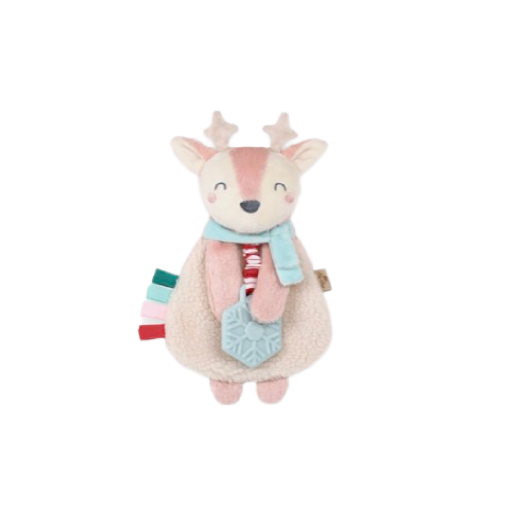 Itzy Ritzy Lovey Holiday Reindeer Plush & Teether Toy