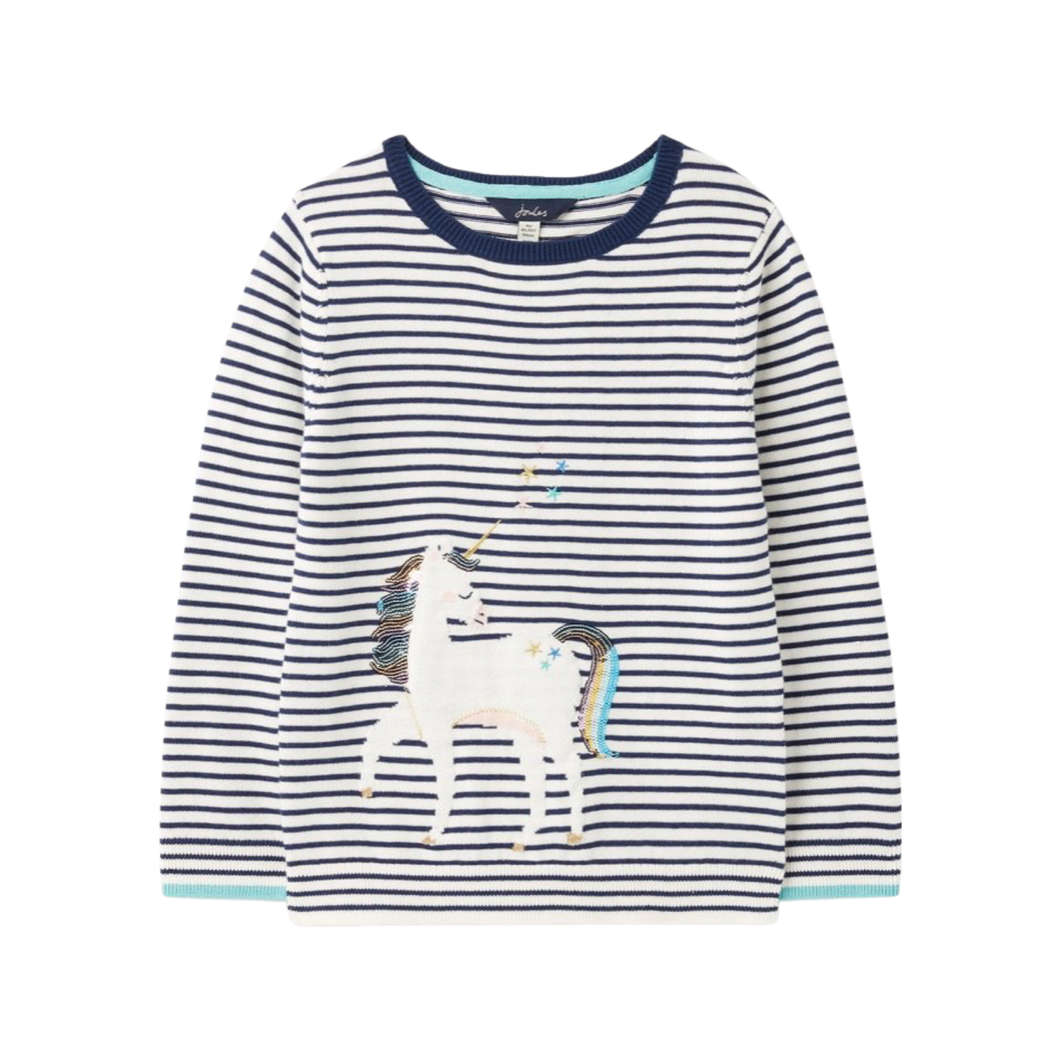 Joules Horse Stripe Jumper - Willow and Bow Boutique