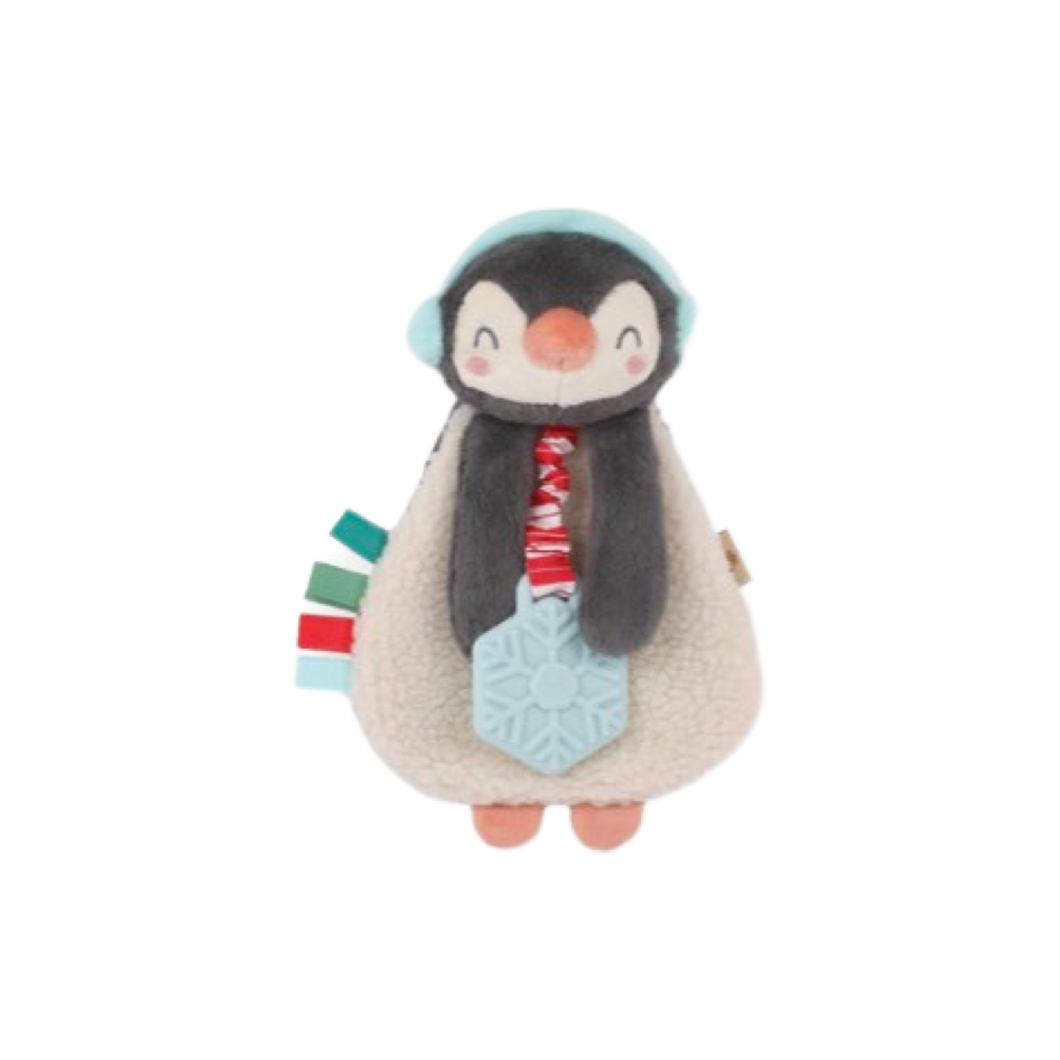 Itzy Ritzy Lovey Holiday Penguin Plush & Teether Toy