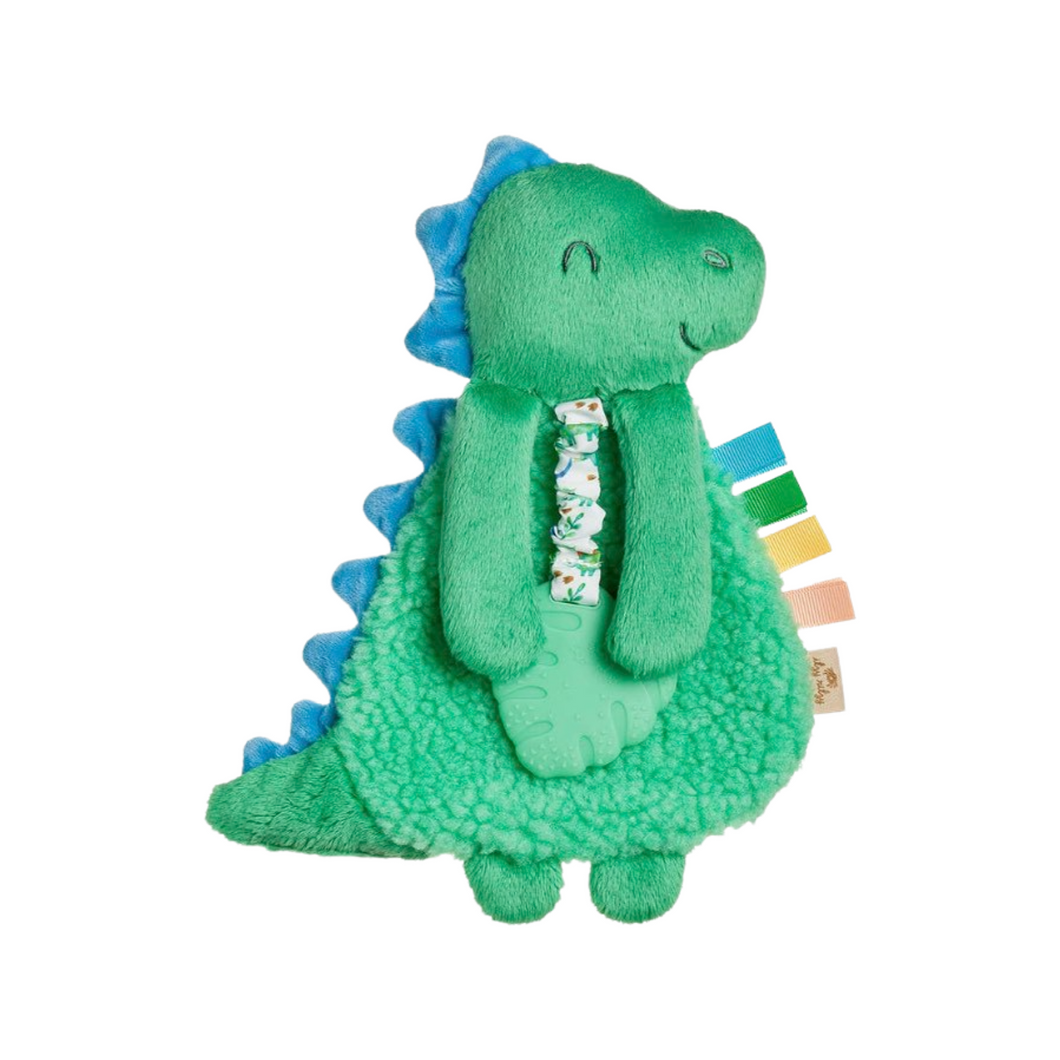 Itzy Ritzy Dino Plush with Silicone Teether Lovey