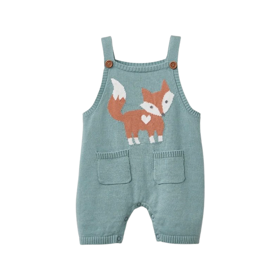 Elegant Baby Fox Shortall - Willow and Bow Boutique