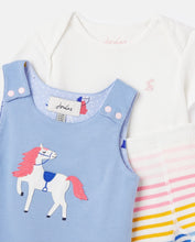 Load image into Gallery viewer, Joules Blue Horse 3 Piece Dress Set - Willow and Bow Boutique
