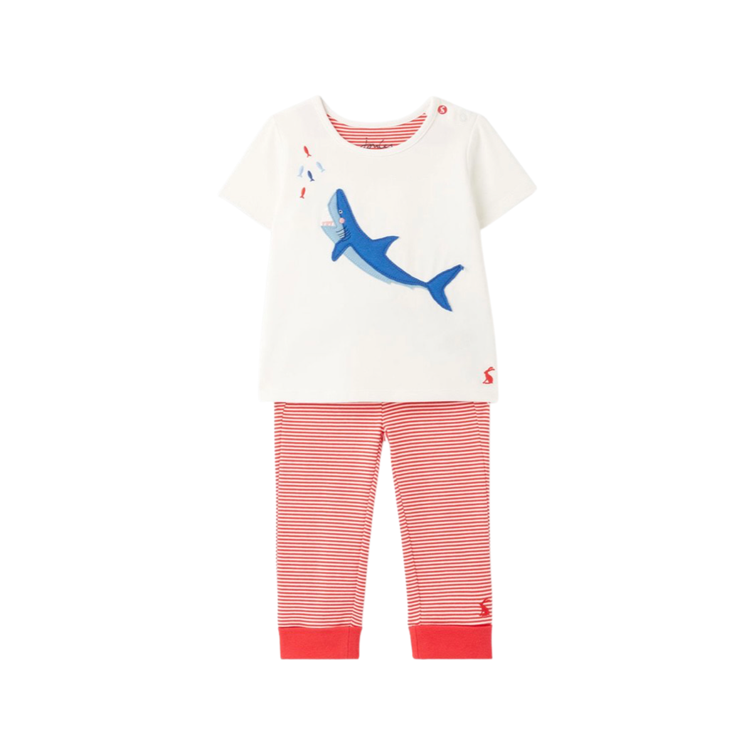 Joules Shark Baby Trouser Set - Willow and Bow Boutique