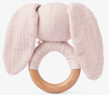 Load image into Gallery viewer, Elegant Baby Pink Flopy Bunny Rattle

